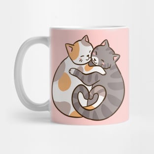 Cute cat hug Mug